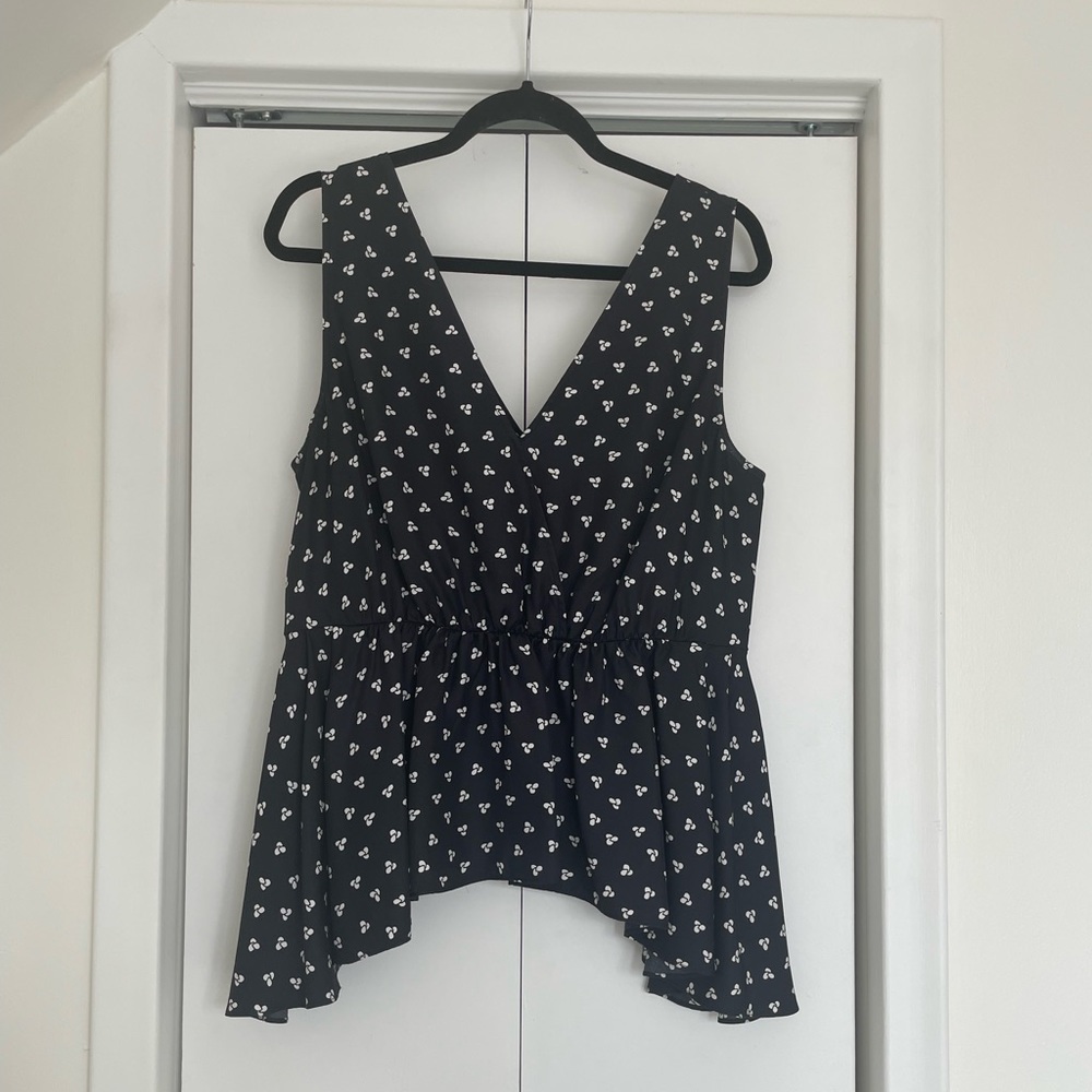 Lewit Silk Peplum Blouse - Picture 2 of 9